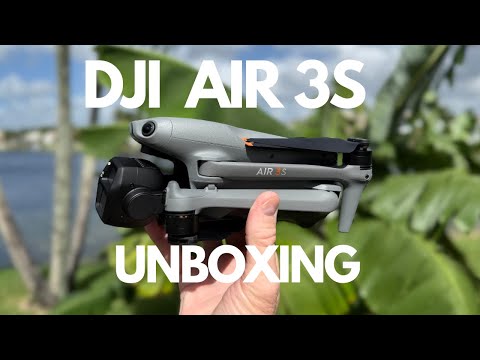 DJI AIR 3S Unboxing and First Impressions  #djiair3s #djidrone #djiair3