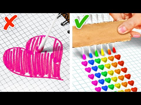 VIRAL SCHOOL SUPPLIES | Study Smart! Cool Cardboard Crafts For Students by 123 GO!