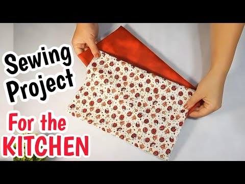 SEWING PROJECT for the KITCHEN | SEWING ideas for the home