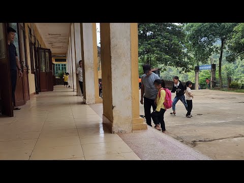 TIMELAPSE :Poor girl, get help to have a school, go to school to have a better life in the future