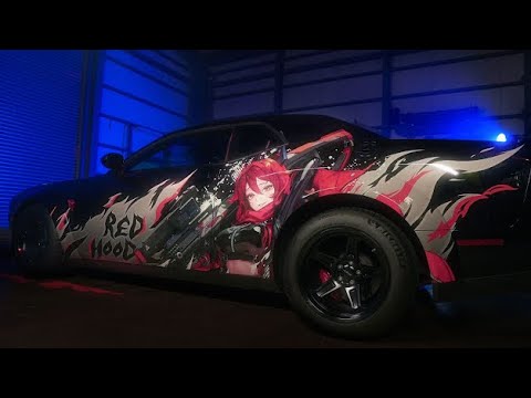 世界初の痛車！？ ラピ&レッドフードに捧げる悪魔のマッスルカーが降臨【勝利の女神：NIKKE】