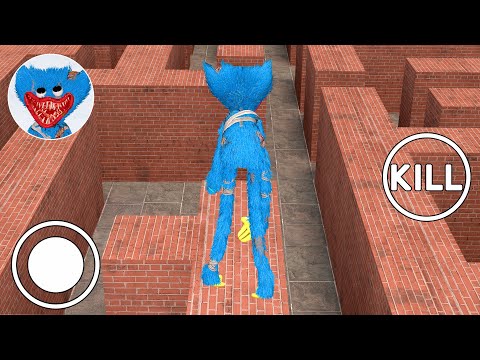 I BECAME HUGGY WUGGY RESURECTED IN THE MAZE in Garry's Mod!