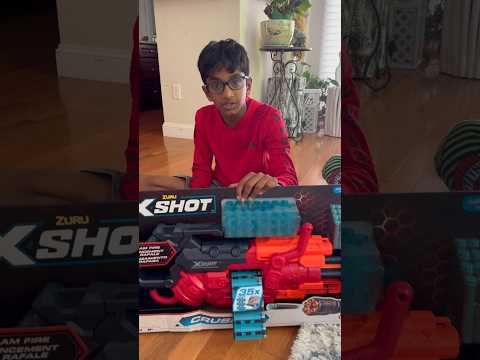 Let the #nerf wars begin, unboxing our brand new crusher #nerfgun #unboxing #nerfwar #nerfgun