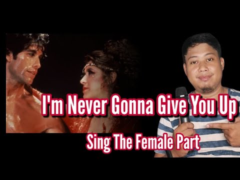 I’m Never Gonna Give You Up - Frank Satllon & Cynthia Rhodes/ Karaoke /Male Part Only