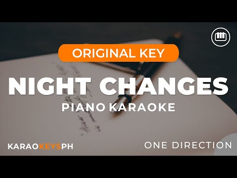 Night Changes - One Direction (Piano Karaoke)