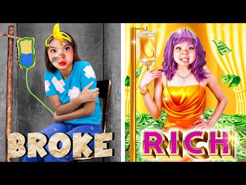 Rich Girl Vs Broke Kid in The Hospital | Funny Situations Popular Vs Unpopular Ideas by Crafty Hacks