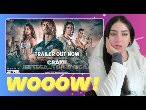 Crakk - Jeetegaa Toh Jiyegaa Official Trailer Reaction | Vidyut J, Arjun R, Nora F | Aditya D, Amy J