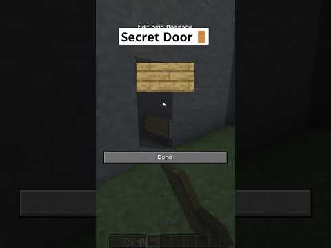 Minecraft Secret Door🚪 #shorts