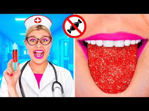 How To Sneak Food Into Hospital | Edible Battle by RaPaPa Challenge