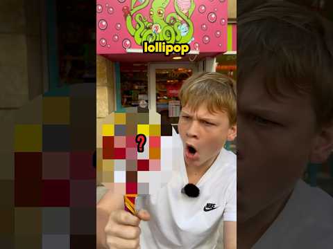 I ATE THE WORLD’S BIGGEST LOLLIPOP…😱#shorts