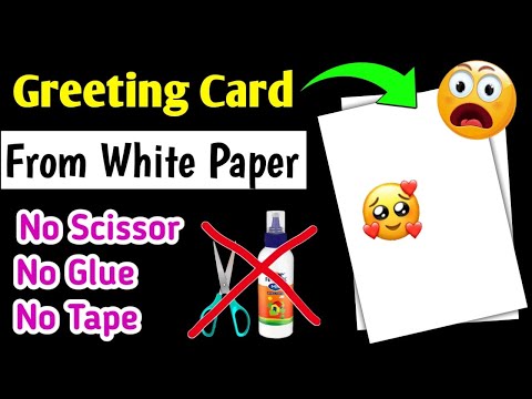 how to make happy new year greeting card / happy new year card 2025 / 2 new year card kaise banaen