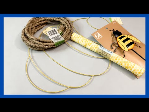 Bee Hive Hanger DIY || Bee Decor DIY || Just 1 Quick Craft