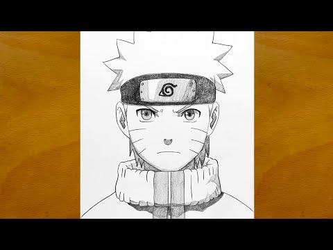 How to Draw Naruto Uzumaki Step-by-Step || Easy Anime Drawing Tutorial || Naruto Sketch Art