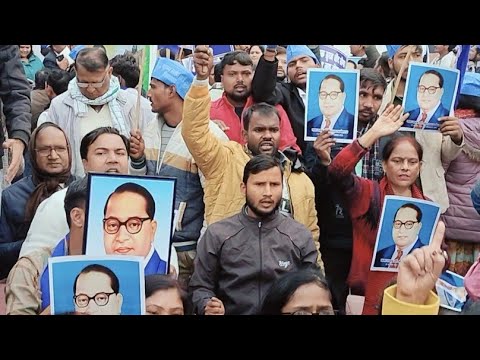 BSP बसपा का जोरदार विरोध प्रदर्शन लखनऊ में,डाअंबेडकर का अपमान नहीं सहेंगे,अमित शाह इस्तीफा देखेLCN24