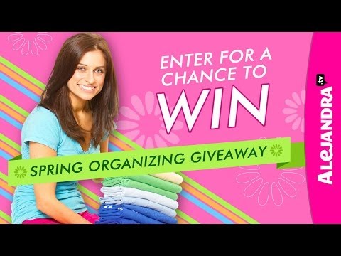 Spring Organizing GIVEAWAY!