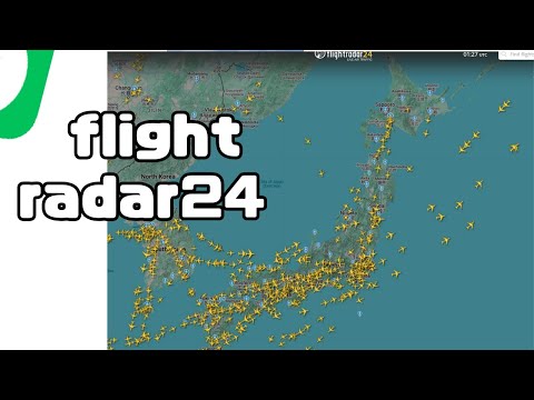 飛行中の旅客機をリアルタイムで追跡するアプリ「 flight radar24 」