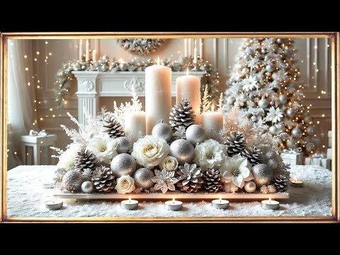 Shimmery Christmas Frame TV Art | 4K Dreamy Screensaver | 9 Images | Festive Holiday Art Screensaver