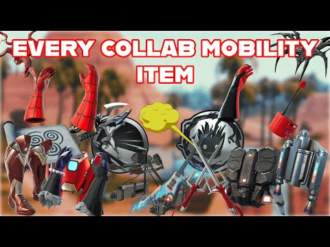 Ranking EVERY COLLAB MOBILITY ITEM In FORTNITE HISTORY From WORST To BEST