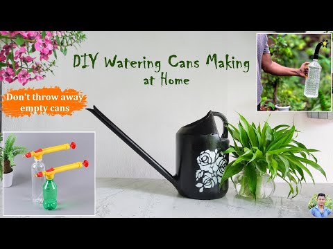 How to Make Your Own Watering Cans for Indoor Plants//GREEN PLANTS