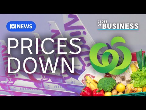 Lower prices hit Woolworths' profits; Australians may soon see cheaper flights | Close of Business