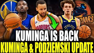 🚨 GREAT NEWS FOR WARRIORS! JONATHAN KUMINGA RETURNS BRANDIN PODZIEMSKI INJURY UPDATE 🏀