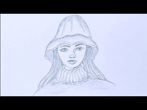 How to Draw a girl easy Drawing || Pencil Drawing || Girl Drawing || Sketching || Pencil art