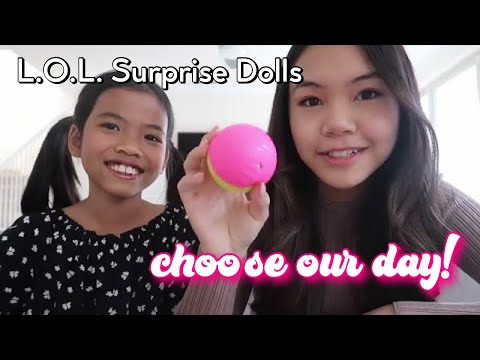 L.O.L Surprise Dolls Decide my Day!? 👜  ✨ | FAMILY VLOG | New Mini L.O.L Surprise Dolls!!