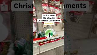 ⭐️NEW⭐️ Dollar Tree Holiday Crafts - wooden ornaments #diy #dollartree #dollartreecrafts