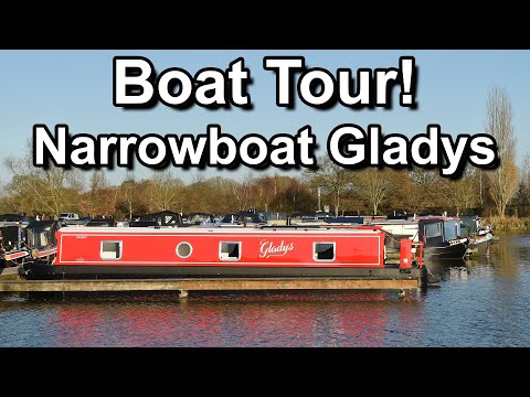 Narrowboat tour - my tiny 40 foot home! Gladys the Narrowboat