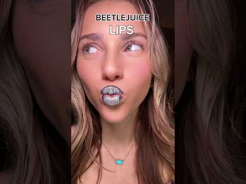 Name these lips without the word beetle! #shorts #subscribe #makeup #beetlejuicemakeup #beetle juice