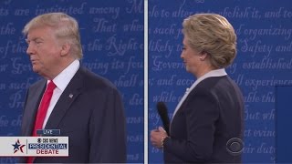 Trump To Clinton: 'Because You'd Be In Jail'