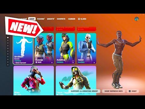 *NEW* FORTNITE TIKTOK EMOTE! NINJA BATMAN & HARLEY QUINN RETURN! (Fortnite Item Shop Feb 18th)