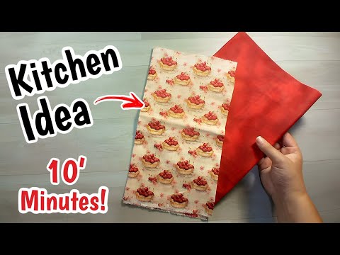 10 Minutes! KITCHEN SEWING PROJECTS   FAST AND EASY