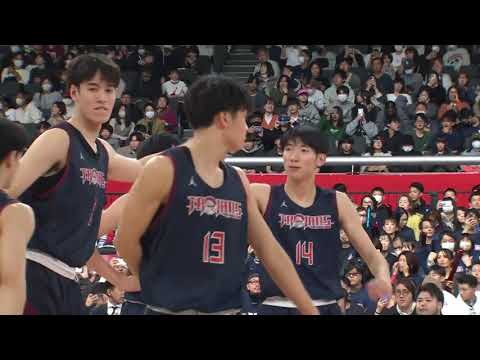 【ウインターカップ2024】男子準々決勝 |  八王子vs福岡大大濠 | ウインターカップ2024 | ハイライト（2024.12.27）