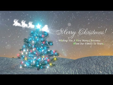 クリスマス動画カード23／メリークリスマス／Merry Christmas!