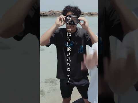 絶対に飛び込むなよ？#奄美大島