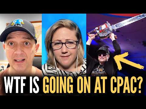 WTF?! Elon Whips Out A CHAINSAW at CPAC to Brag About Cutting JOBS | Secret Podcast Preview