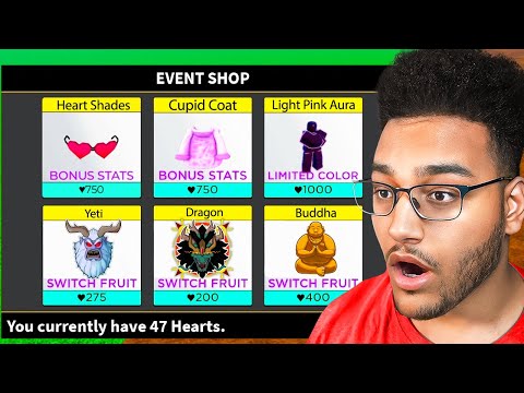 Unlocking EVERY Valentine Event item In Blox Fruits