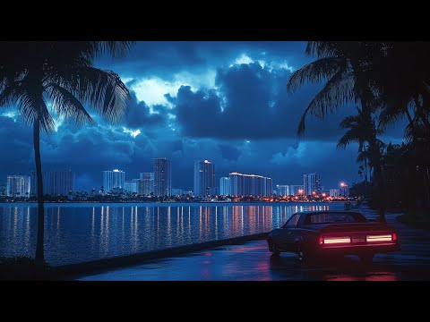 M I A M I 1984 - Rain Sound Effect // Synthwave, Retrowave