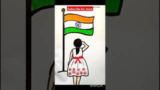 National flag of India drawing #indianflagdrawing #flagdrawing #triptidrawingacademy