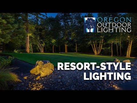 Resort Style Outdoor Lighting | Oregon Outdoor Lighting