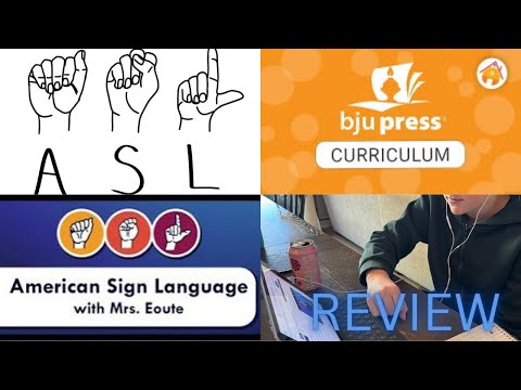 BJU PRESS HOMESCHOOL ASL COURSE||FULL REVIEW