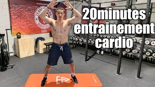 20min cardio workout at home no equipment