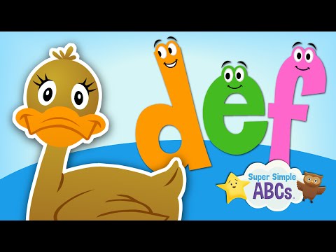 The Sounds of the Alphabet | d-e-f | ​​🌈 Super Simple ABCs