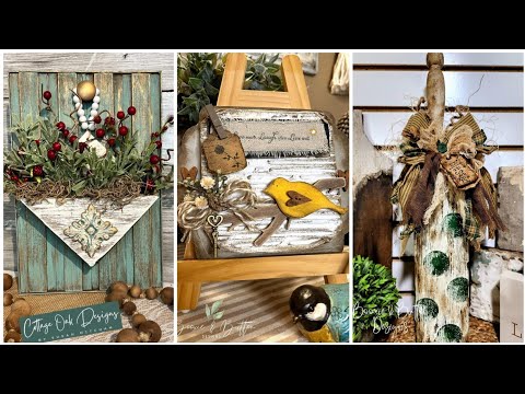 Thrifty Charm Decor: Shabby Chic Vintage Rustic Home and Wall Hangings Decor Idea in budget