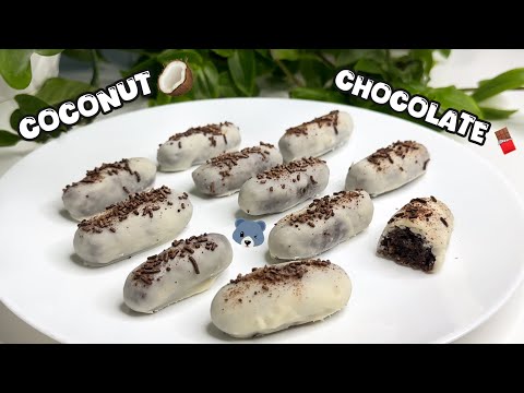 Coconut candy recipe / EASY & Delicious Candy / coconut Sweet recipe 🌴🥥