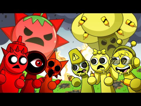 SPRUNKI: KETCHUP vs. MUSTARD?! (Cartoon Animation)