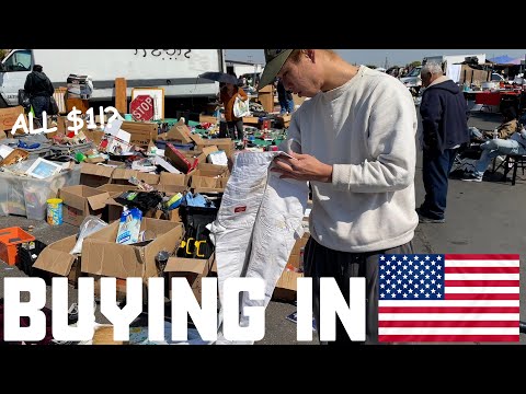 (with English subtitles) Go to USA / Buying at swap meat in LA