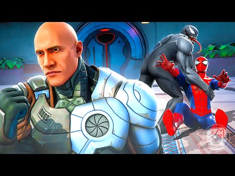 THE ROCK BETRAYS SPIDERMAN... (A Fortnite Movie)