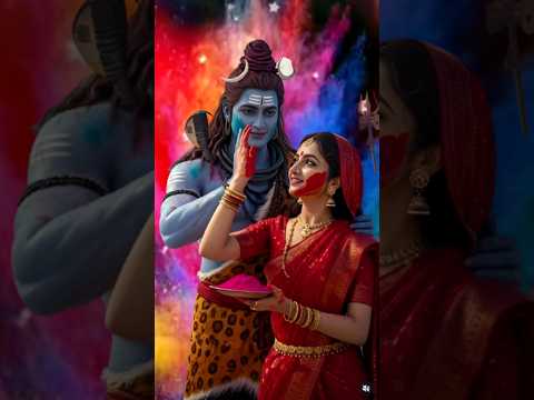 भोले बाबा का होली 🎨🎉 || WhatsApp Status Video 4k full screen HOLI #shorts #holi #trending #status